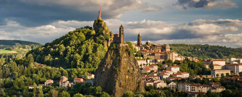 Le Puy en Velay départ du chemin de saint jacques