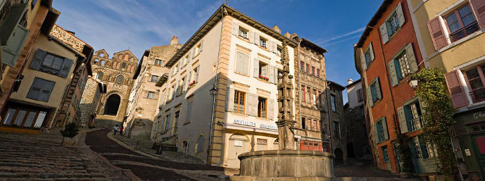 Le Puy en Velay départ du Saint Jacques