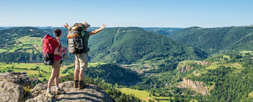 Gorges de la loire sur le chemin de Compostelle