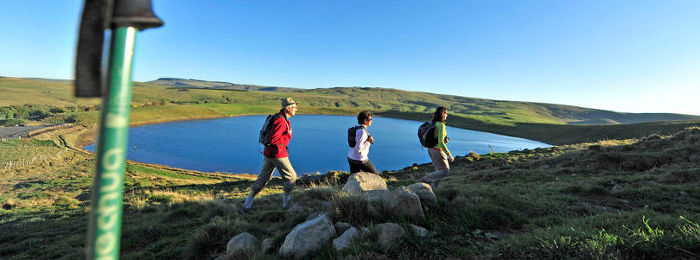 Lac de l'Aubrac sur le chemin de Compostelle